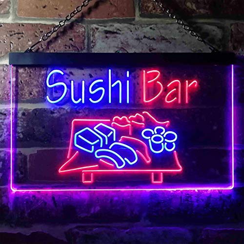 Sushi Bar Dual LED Neon Light Sign